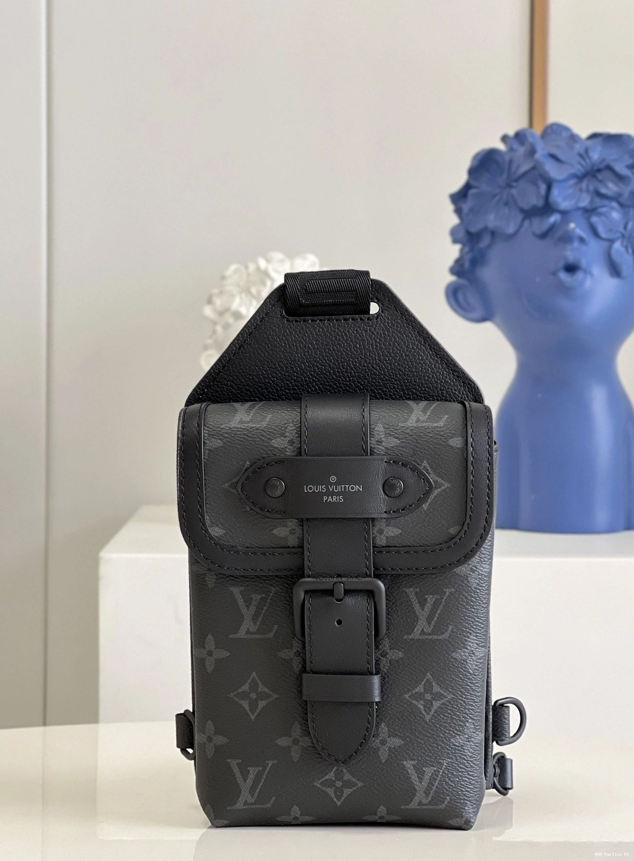 Aaa replica bags VUITTON LOUIS SAUMUR SLINGBAG 0807